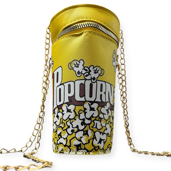SHEIN Yellow Popcorn Crossbody Bag - Picture 1 of 4